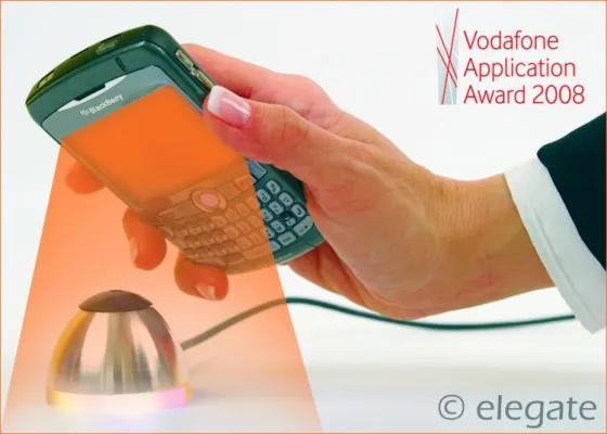 Bild: Colourbeam von Elegate gewinnt den Vodafone Application Award 2008