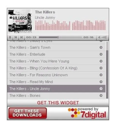 Bild: 7digital und Bebo starten gemeinsames Angebot für Musik-Downloads