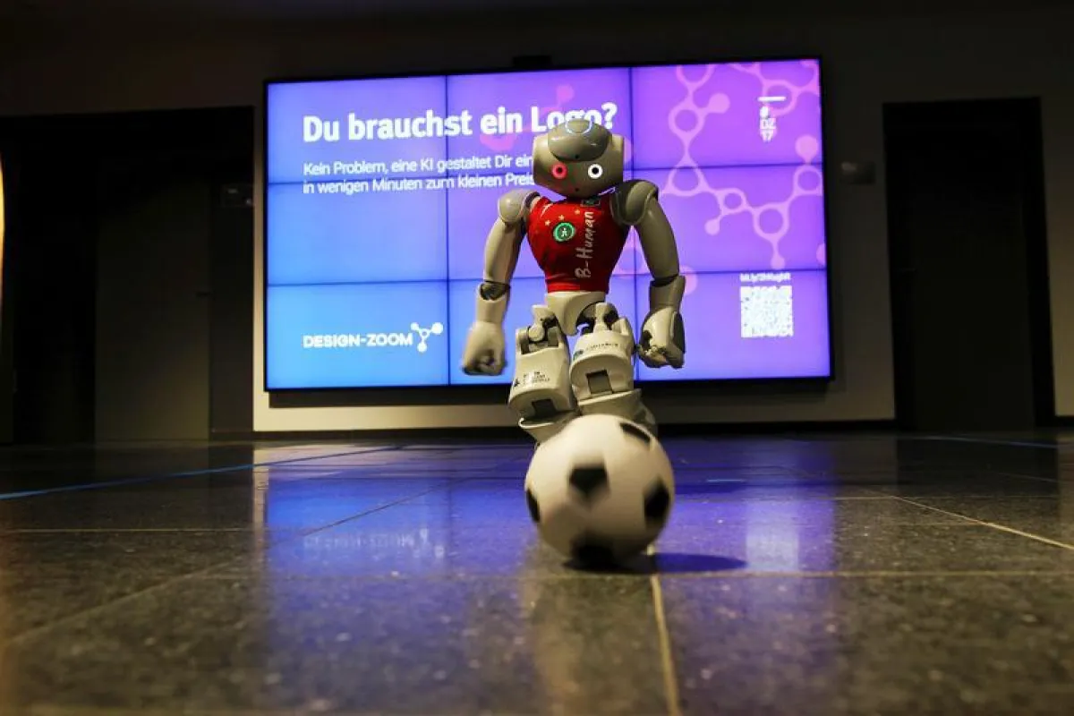 Der Fußball-Roboter