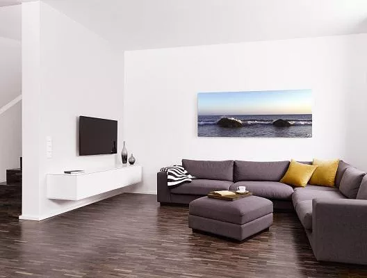 Schöner heizen. Infrarotheizungen geben wohltuende Wärme ab. Bild: Schöner heizen. Infrarotheizungen geben wohltuende Wärme ab.