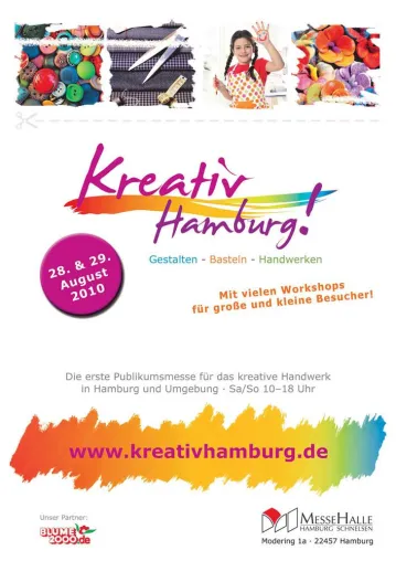 Bild: Workshop und Gewinnspiel mit Blume2000 auf der Kreativ Hamburg