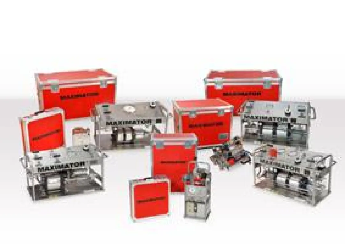Rental Units Maximator Power Pack Liquid und Power Pack Gas