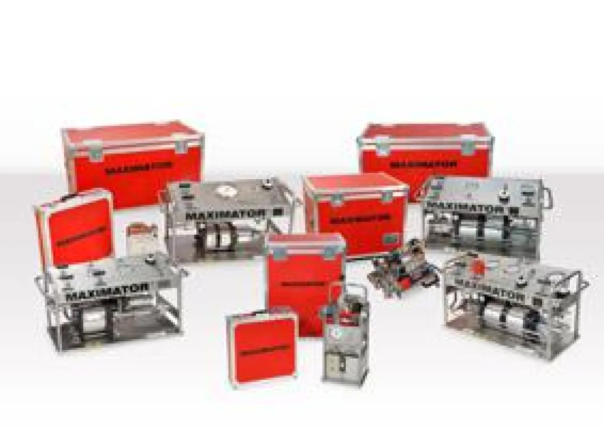 Rental Units Maximator Power Pack Liquid und Power Pack Gas