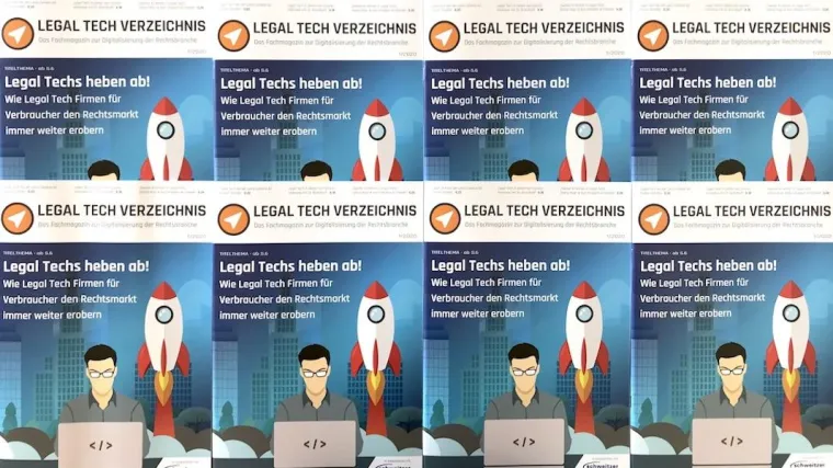 Das auflagenstärkste Legal Tech Magazin im deutschsprachigen Raum geht an den Start! Bild: Das auflagenstärkste Legal Tech Magazin im deutschsprachigen Raum geht an den Start!