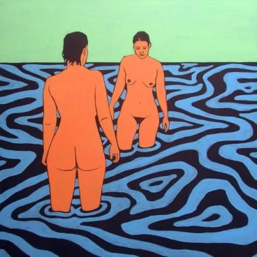 Bild: Figurative Malerei auf Sylt