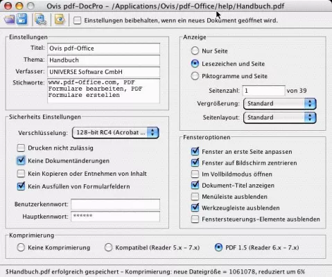 Bild: PDF-Dateien Präsentationseigenschaften zuweisen, verschlüsseln und um bis zu 70 % komprimieren – jetzt auch in Serie
