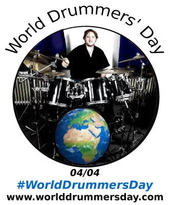 Bild: 04.04.2023 Jubiläum: 10 Jahre Weltschlagzeugertag (World Drummers' Day) nichtkommerzielles Projekt