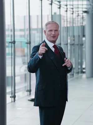 Bild: Treffen der Giganten des Zeitmanagements - Deutscher Experte Prof. Seiwert Schirmherr bei David Allens Seminar