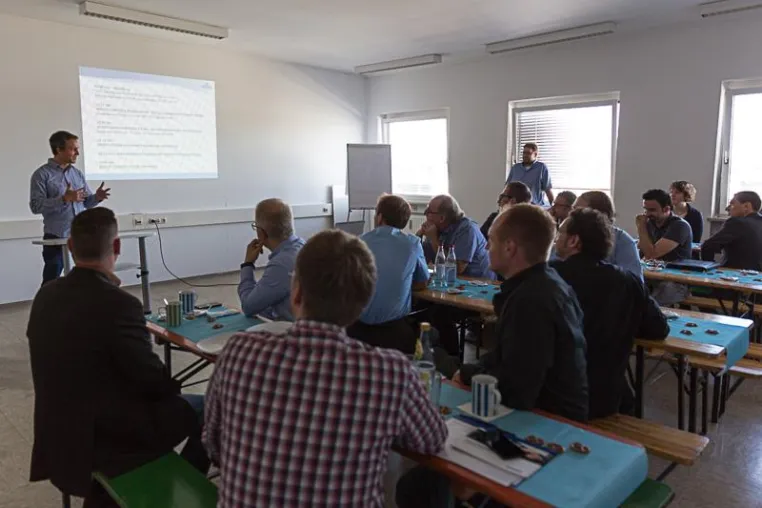 Bild: Workshop „Smartphone statt Scanner“ bei GS Frachtlogistik