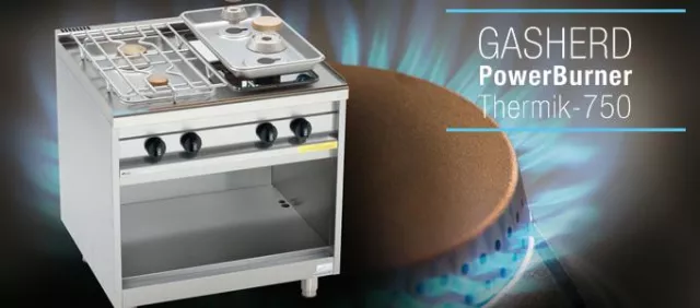 Bild: Neuer Gasherd Power Burner von EKU steigert Effizienz in Gastronomiebetrieben