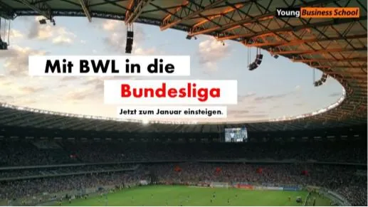 Mit BWL in die Bundesliga - Schülerstudium Tourismus- oder Sport- und Eventmanagement – Jetzt einsteigen! Bild: Mit BWL in die Bundesliga - Schülerstudium Tourismus- oder Sport- und Eventmanagement – Jetzt einsteigen!