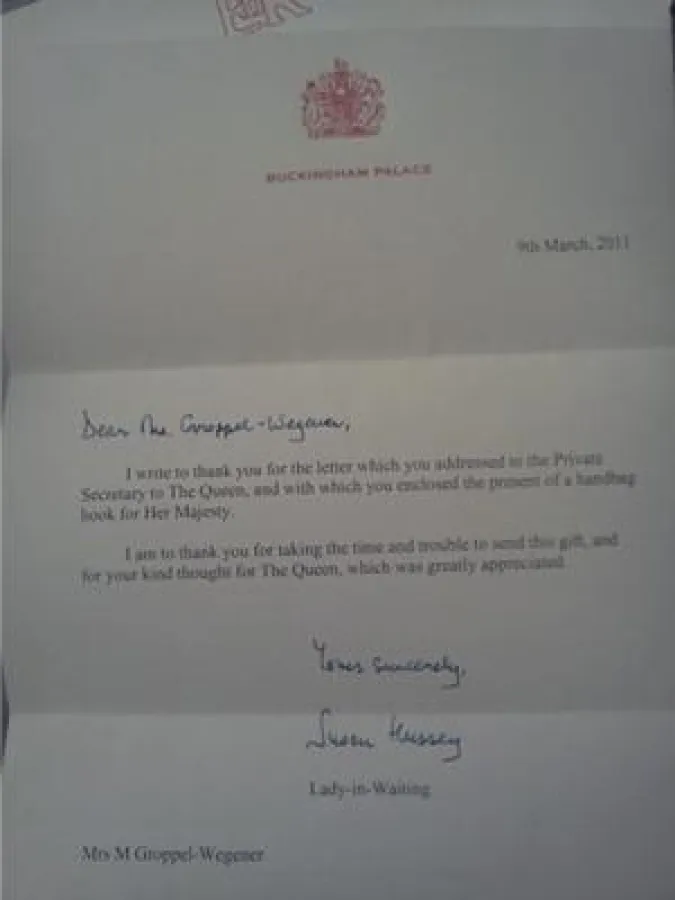 Der Brief aus dem Buckingham Palace