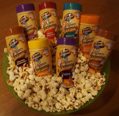Bild: Nie mehr nacktes Popcorn - Amerikas Nr. 1 unter den Popcorn Gewürzen endlich in Deutschland
