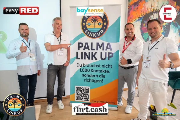 Bild: Palma Link Up 2025: John (Flirtcash) & Wolfgang (wolfpartner.net) liefern SEO-Power für Affiliates