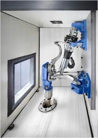 Bild: IABG nimmt neuen Feder-Dämpferprüfstand in Betrieb