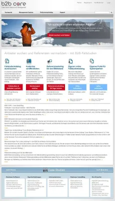 Bild: B2B Core: Deutschlands erstes B2B-Onlineportal speziell für Case Studies geht an den Start