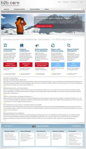 Bild: B2B Core: Deutschlands erstes B2B-Onlineportal speziell für Case Studies geht an den Start