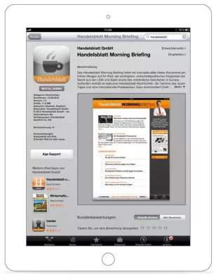 Bild: Tripicchio AG entwickelt Newsletter-iPad-App für die Verlagsgruppe Handelsblatt