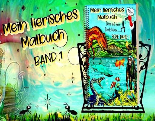 Bild: Mein tierisches Malbuch Band 1