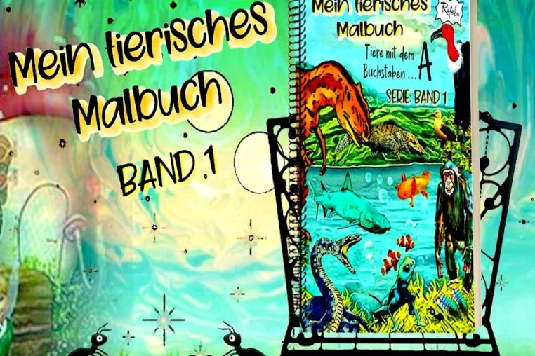 Mein tierisches Malbuch Band 1 Bild: Mein tierisches Malbuch Band 1