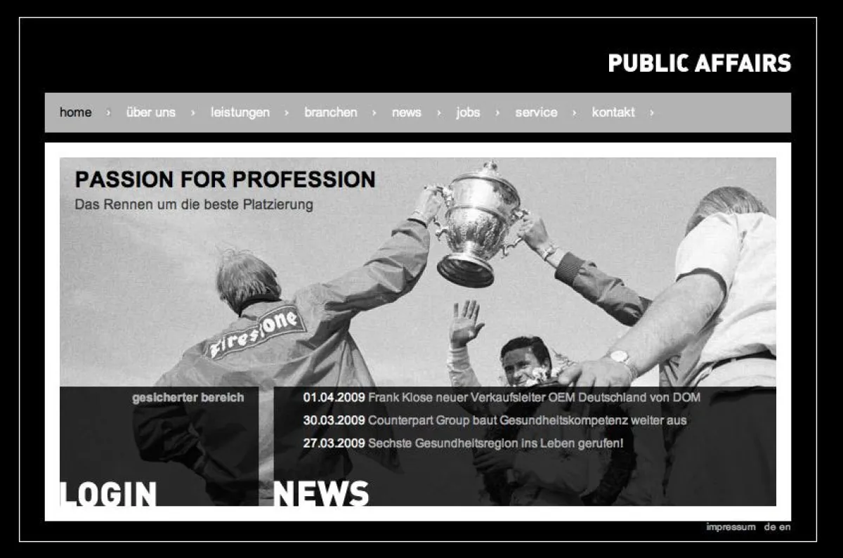 Passion for Profession: Public Affairs erstrahlt in neuem Look