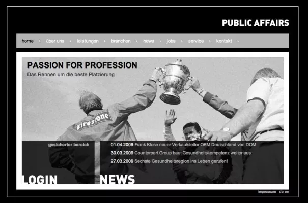 Bild: Passion for Profession - Public Affairs erstrahlt in neuem Look