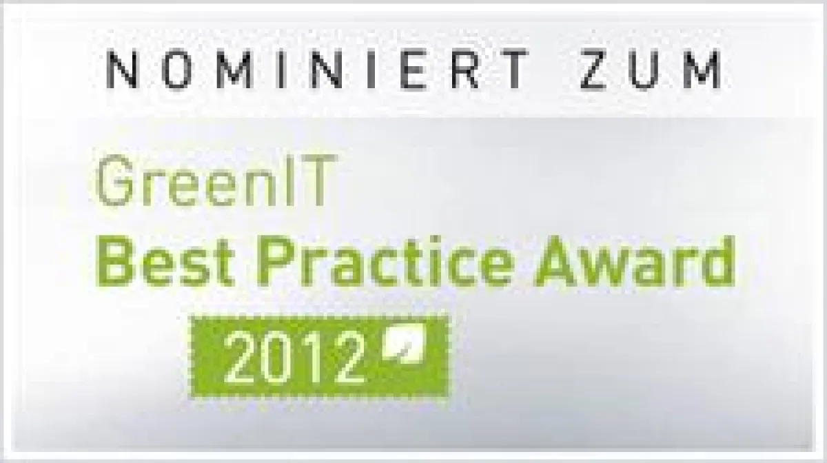 XCOM AG für GreenIT Best Practice Award 2012 nominiert