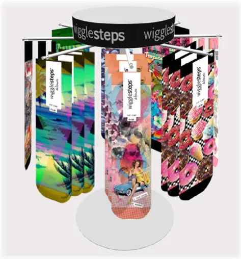 Bild: Wigglesteps - die neuen Modesocken - jung- flippig - organic
