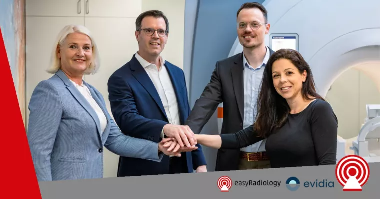 Bild: Evidia und easyRadiology verkünden Partnerschaft