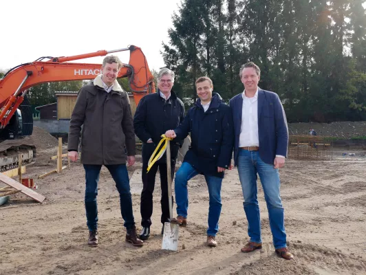 Bild: Neues Kapitel bei Pulsar Photonics: Spatenstich für das neue Headquarter in Aachen