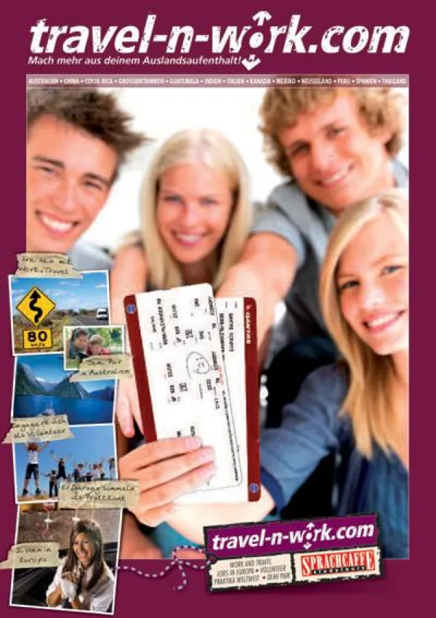 Neue Work and Travel-Programme, Jobs in Europa und Volunteer-Projekte im neuen Katalog Travel-n-Work