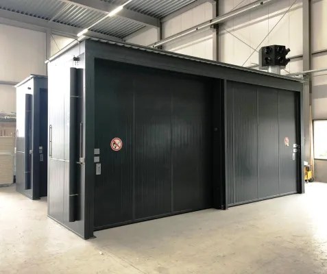 Bild: Schiebetüren einen Dämpfer geben: Wie Umweltcontainer und Brandschutz mit ACE noch sicherer werden