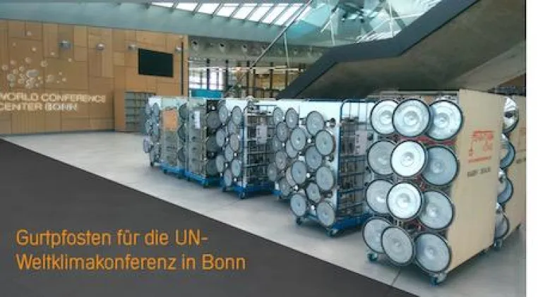 Bild: Gurtpfosten König bei der UN-Weltklimakonferenz