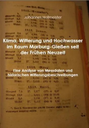Bild: Der Klimawandel der letzten Jahrhunderte in der Region Marburg-Gießen