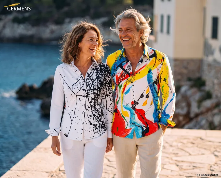 GERMENS® artfashion – Tragbare Kunst statt Einheitslook Bild: GERMENS® artfashion – Tragbare Kunst statt Einheitslook