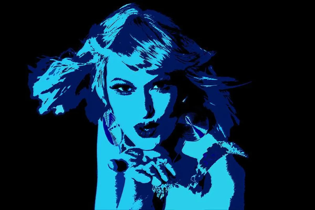 Fotografie von René Carstanjen  „Kiss”  Pigment auf Leinwand mit Keilrahmen, Auflage 12, Größe 187x125 cm, 2006