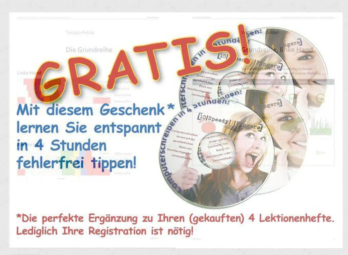 Computerschreiben in vier Stunden lernen