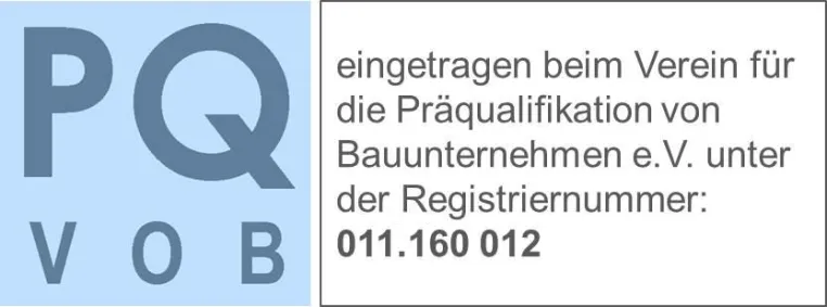 Bild: KEMAS erfolgreich präqualifiziert nach VOB