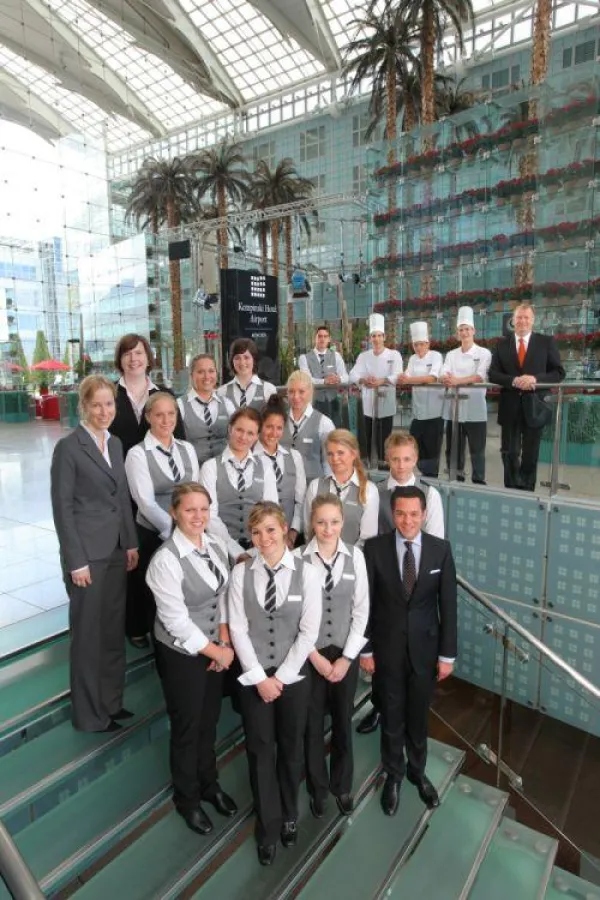 Neue Azubis im Kempinski Hotel Airport München