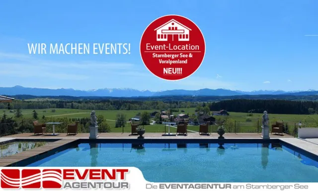 NEU: Exklusives Hofgut mit Weitblick im Voralpenland für Events buchbar Bild: NEU: Exklusives Hofgut mit Weitblick im Voralpenland für Events buchbar