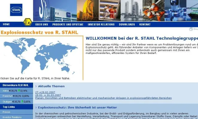 Bild: cron IT GmbH setzt für R. STAHL AG Relaunch unter TYPO3 um und leistet TYPO3 Housing