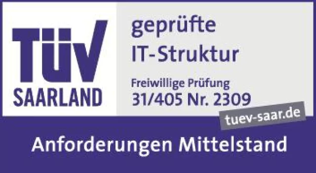 Bild: Zeichen setzen mit TÜV-Siegel für sichere Firmen IT - HMC Hahne bietet Audit für TÜV-Zertifizierung für KMU an