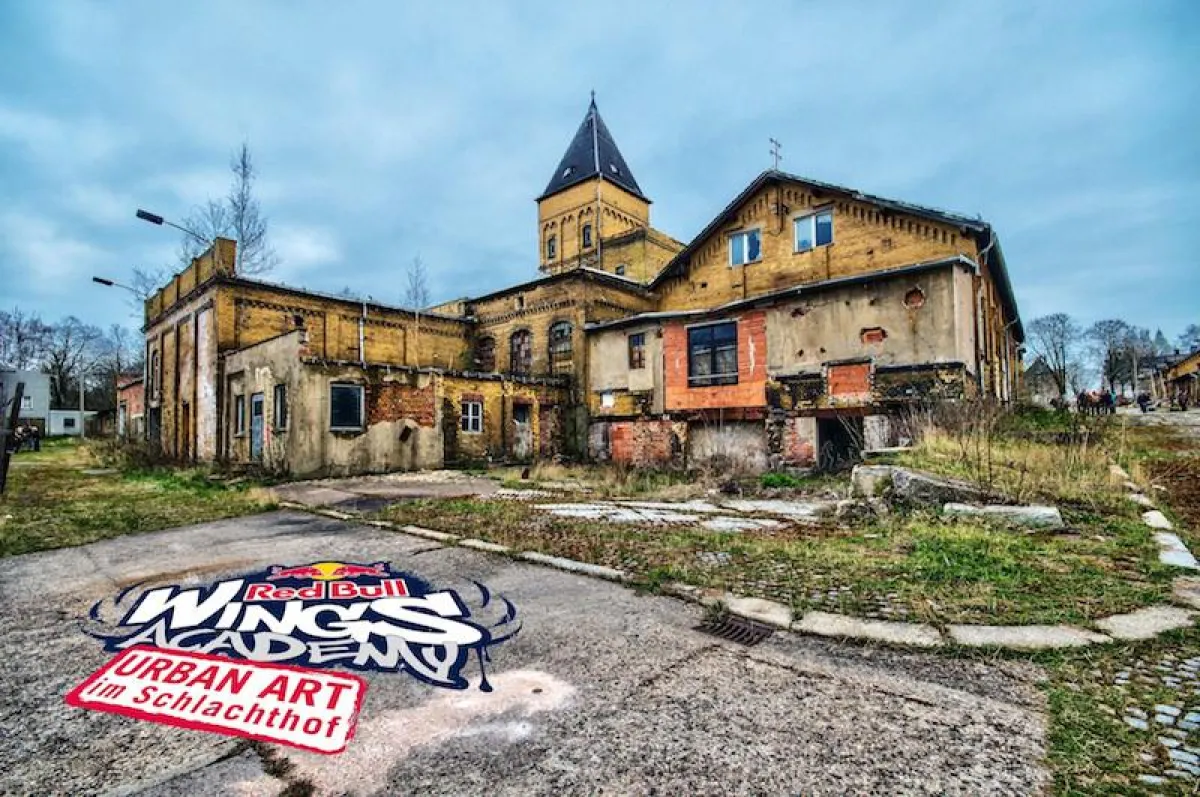 Urban Art im Schlachthof – Red Bull Wings Academy in Glauchau