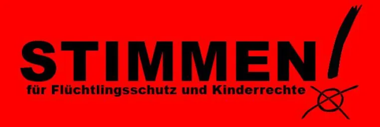 Kampagnenstart von STIMMEN - Für Flüchtlingsschutz und Kinderrechte Bild: Kampagnenstart von STIMMEN - Für Flüchtlingsschutz und Kinderrechte
