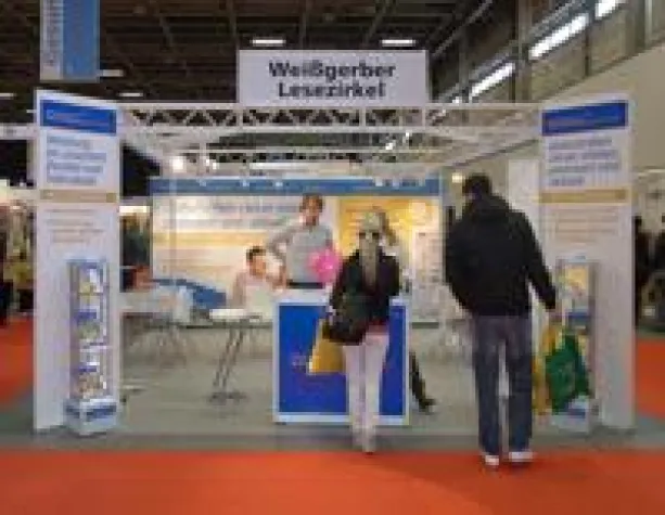 Weißgerber Lesezirkel auf der Messe Vital&50plus Bild: Weißgerber Lesezirkel auf der Messe Vital&50plus