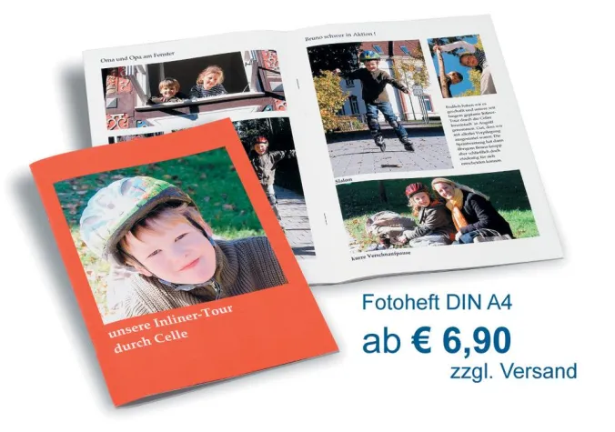 Bild: Fotohefte von Pixelspeed - die besseren Fotobücher!