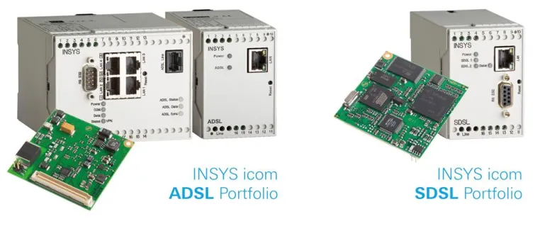 Zukunftstaugliche Netzwerklösungen: Industrielle Breitbandanbindung mit INSYS icom-Geräten Bild: Zukunftstaugliche Netzwerklösungen: Industrielle Breitbandanbindung mit INSYS icom-Geräten
