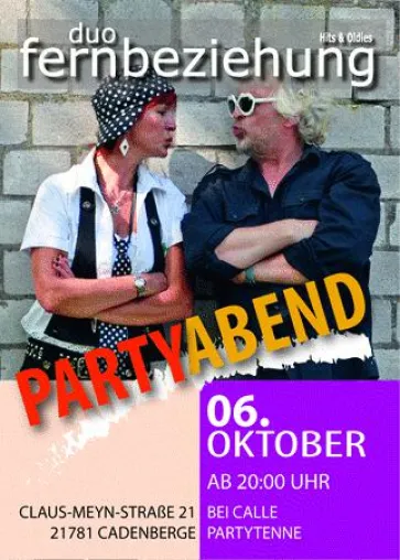 Partyabend mit Fernbeziehung Bild: Partyabend mit Fernbeziehung