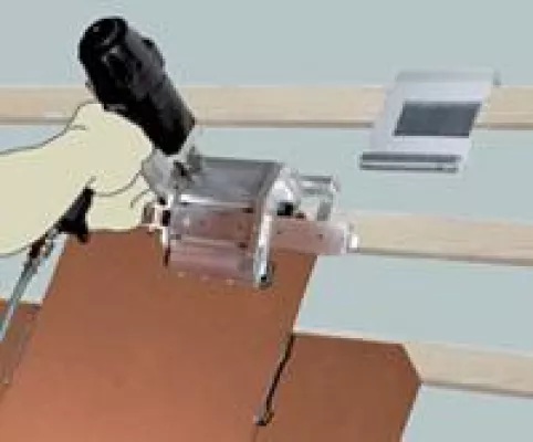 Bild: Anwenderfreundliches Befestigungssystem FF10 erleichtert die Verarbeitung von Faserzement- und Schieferplatten