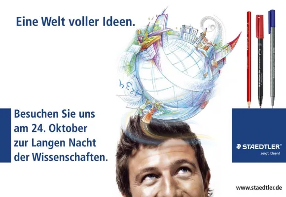 Bild: „STAEDTLER zeigt Ideen" bei der Langen Nacht der Wissenschaften 2009
